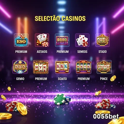 Imagem de jogos de cassino no site 0055bet, destaque para diversão e apostas seguras.